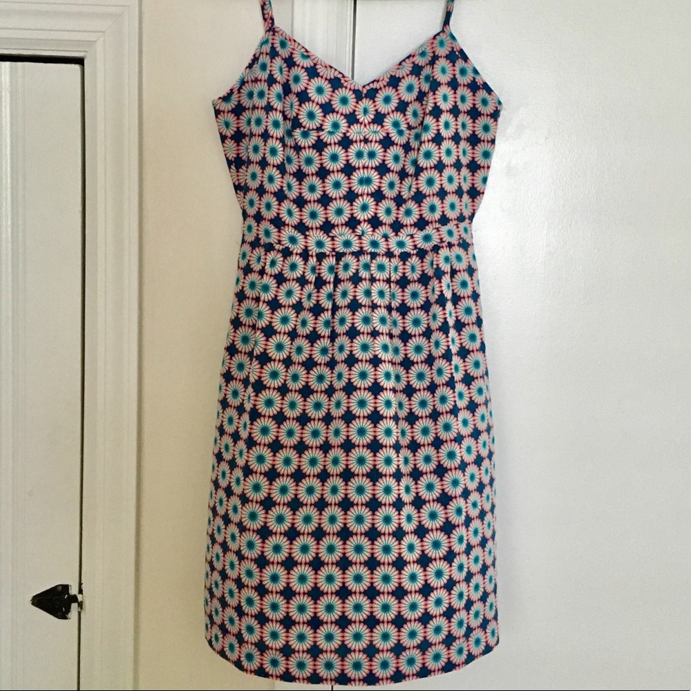 J Crew Factory Seaside Cami Dress, Sz 0